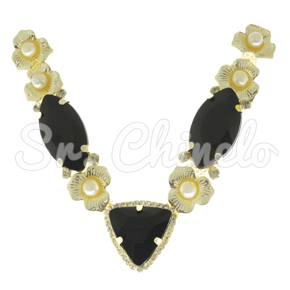 Cabedal Liz, Banhado, Rebite, Preto