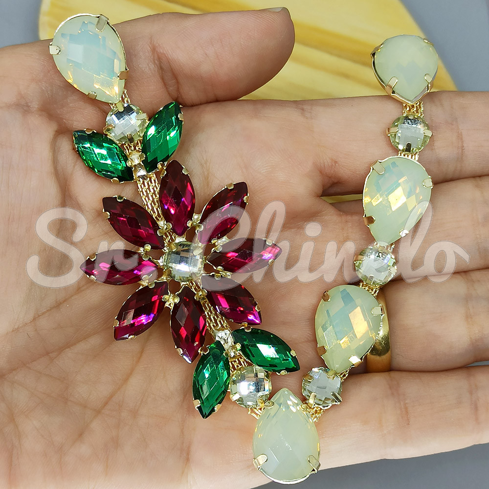 Cabedal Daisy, Banhado, Rebite, Branco Opal/Rosa