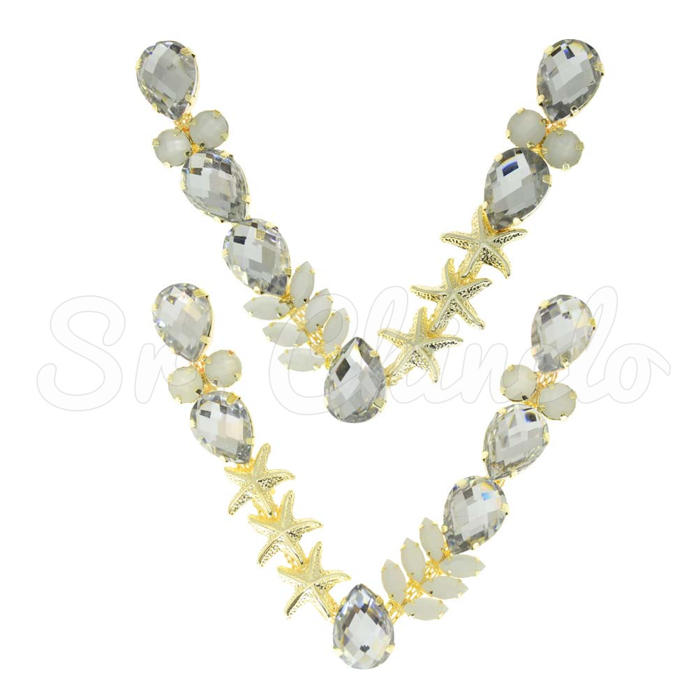 Cabedal Estela, Banhado, Rebite, Cristal