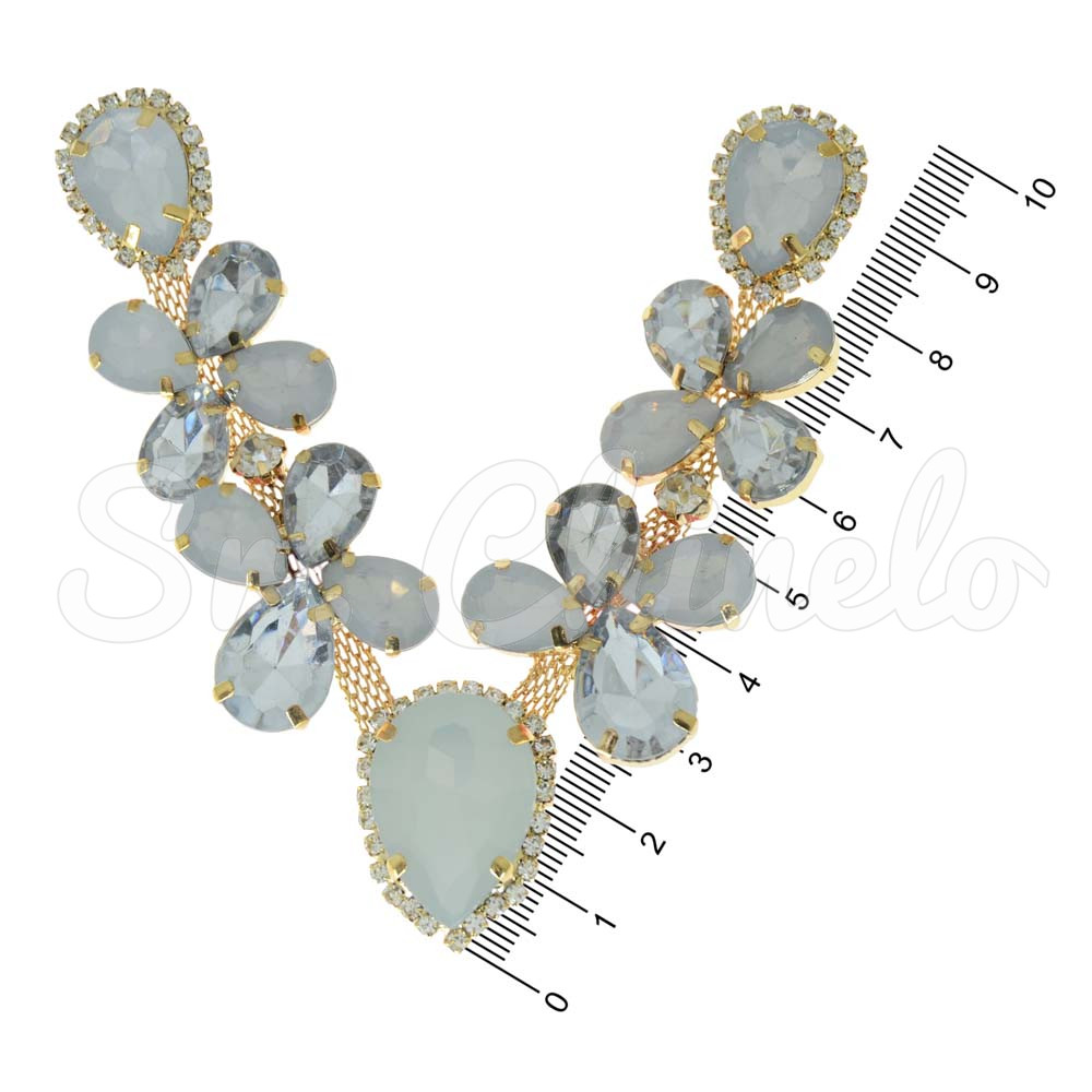 Cabedal Melissa, Banhado, Branco Opal/Cristal