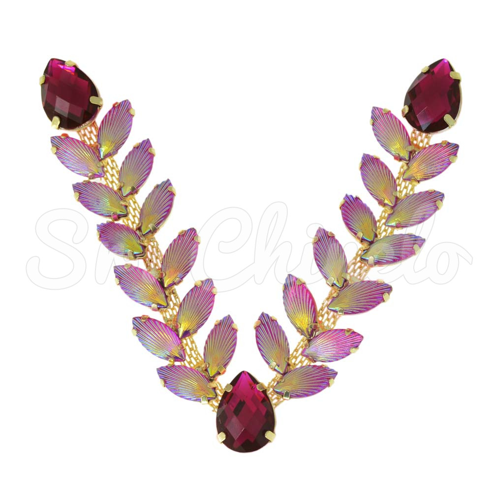 Cabedal Fiorela, Banhado, Rebite, Pink/Furtacor