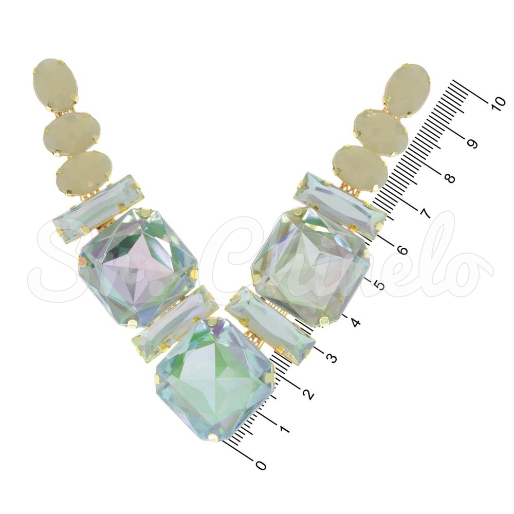 Cabedal Martina, Banhado, Rebite, Bege Opal/Furtacor