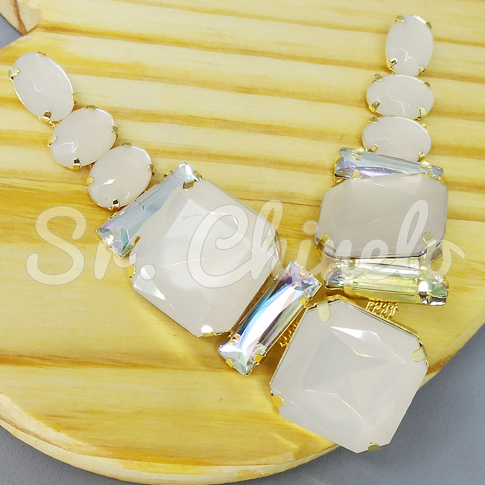 Cabedal Martina, Banhado, Rebite, Bege Opal/Furtacor