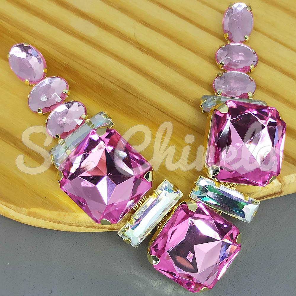 Cabedal Martina, Banhado, Rebite, Rosa Claro/Furtacor