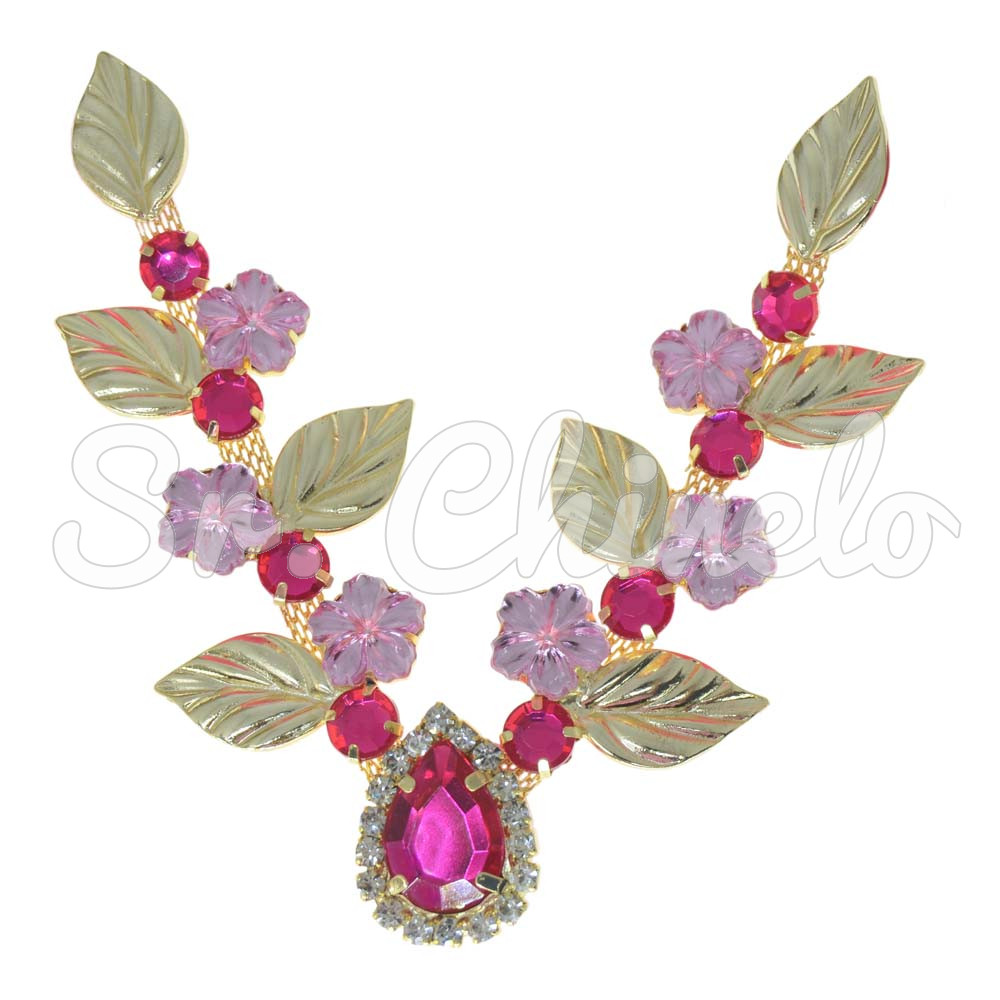 Cabedal Teresa, Banhado, Rebite, Rosa Claro/Pink