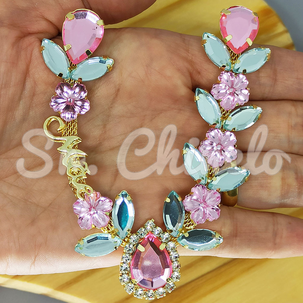 Cabedal V Mãe, Florzinhas, Banhado, Rebite, Rosa