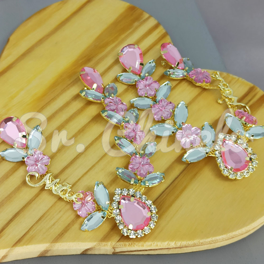 Cabedal V Mãe, Florzinhas, Banhado, Rebite, Rosa