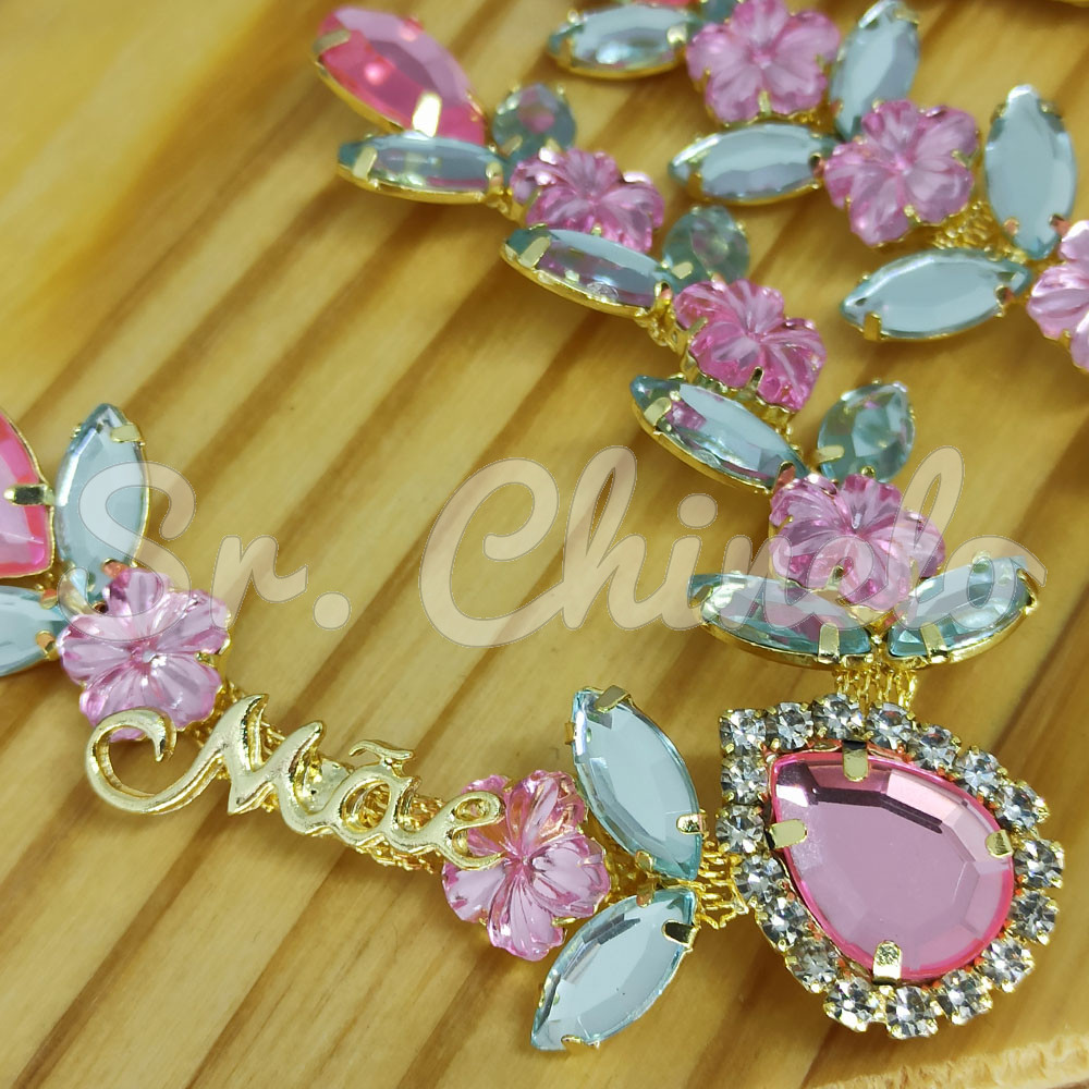 Cabedal V Mãe, Florzinhas, Banhado, Rebite, Rosa