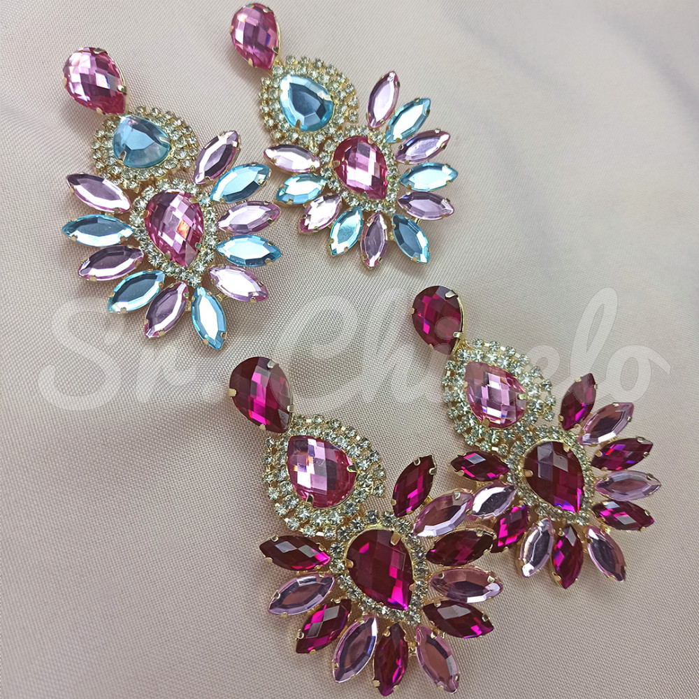 Cabedal Aruana, Banhado, Rebite, Rosa Claro/Tiffany