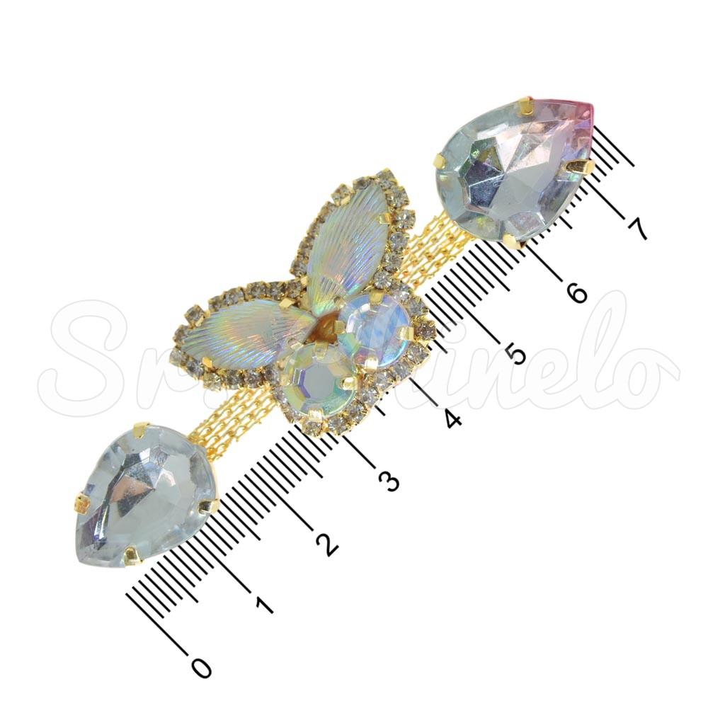 Cabedal Chiara, Banhado, Rebite, Branco Furtacor