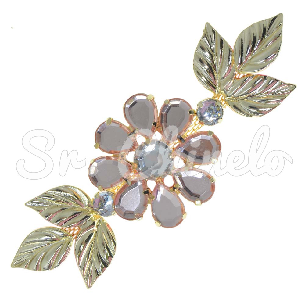 Cabedal Maura, Banhado, Rebite, Rosa Vintage