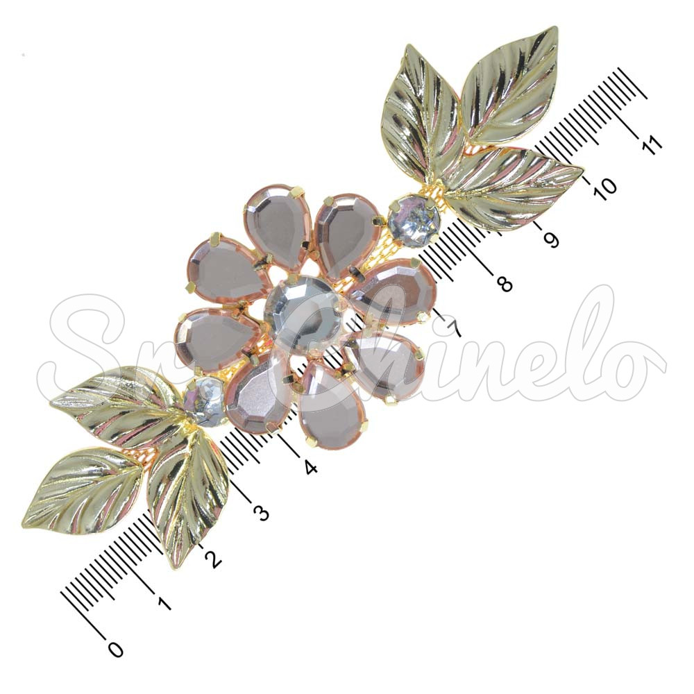 Cabedal Maura, Banhado, Rebite, Rosa Vintage