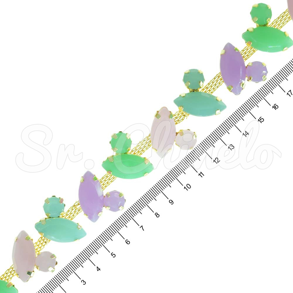 Cabedal em Metro, Banhado, Diversão, Azul/Rosa/Verde/Lilás