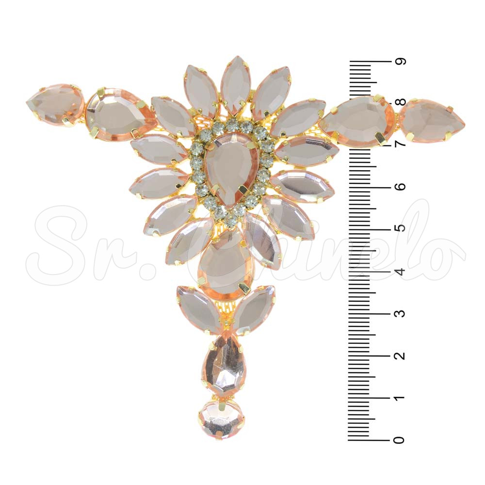 Cabedal Taís, Banhado, Rebite, Rose Gold