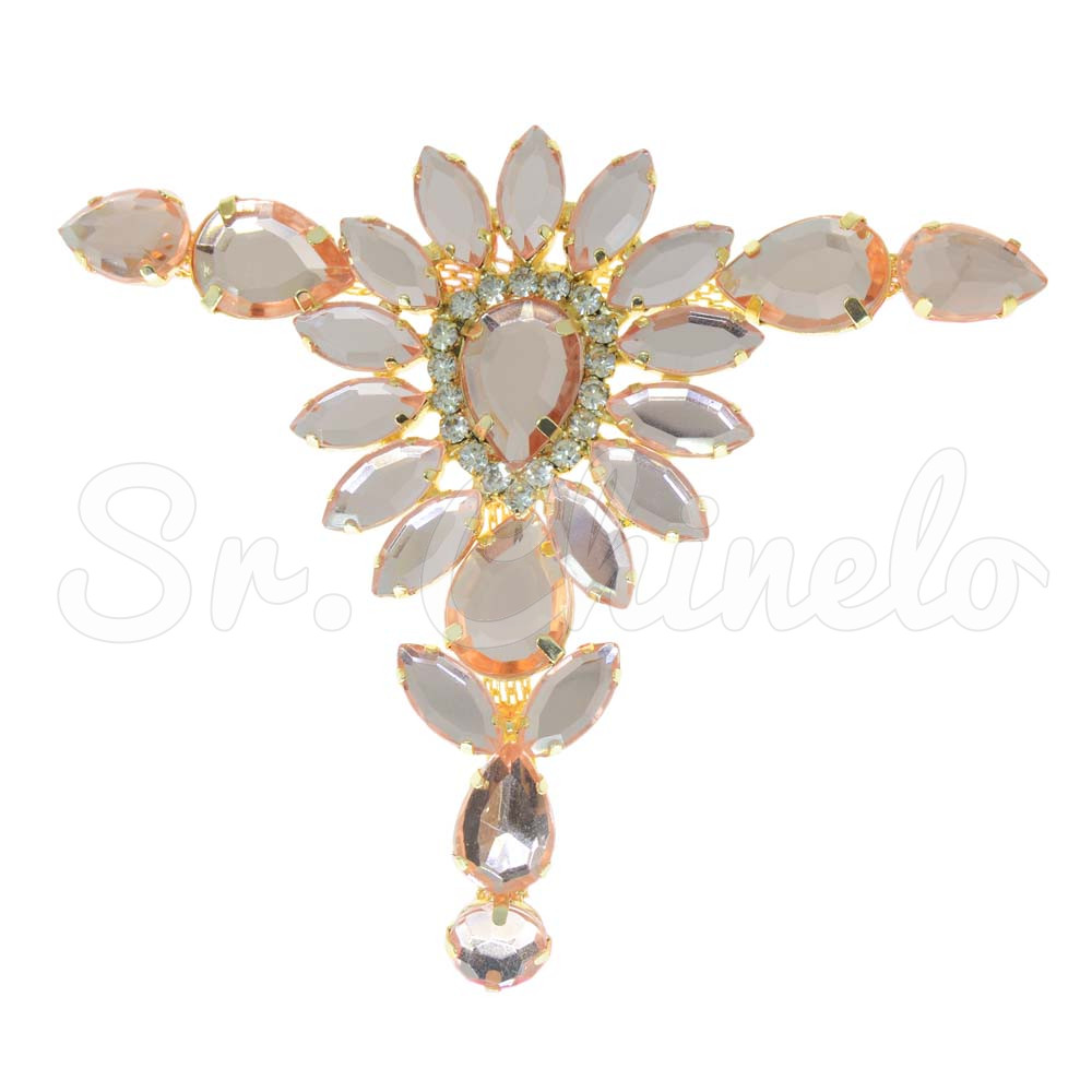 Cabedal Taís, Banhado, Rebite, Rose Gold