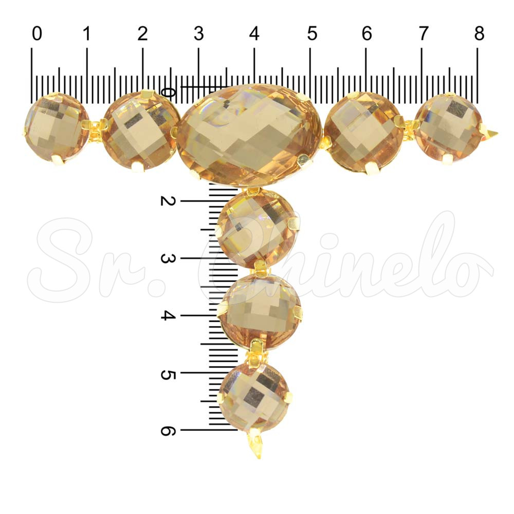 Cabedal Mila, Banhado, Garra, Rose Gold