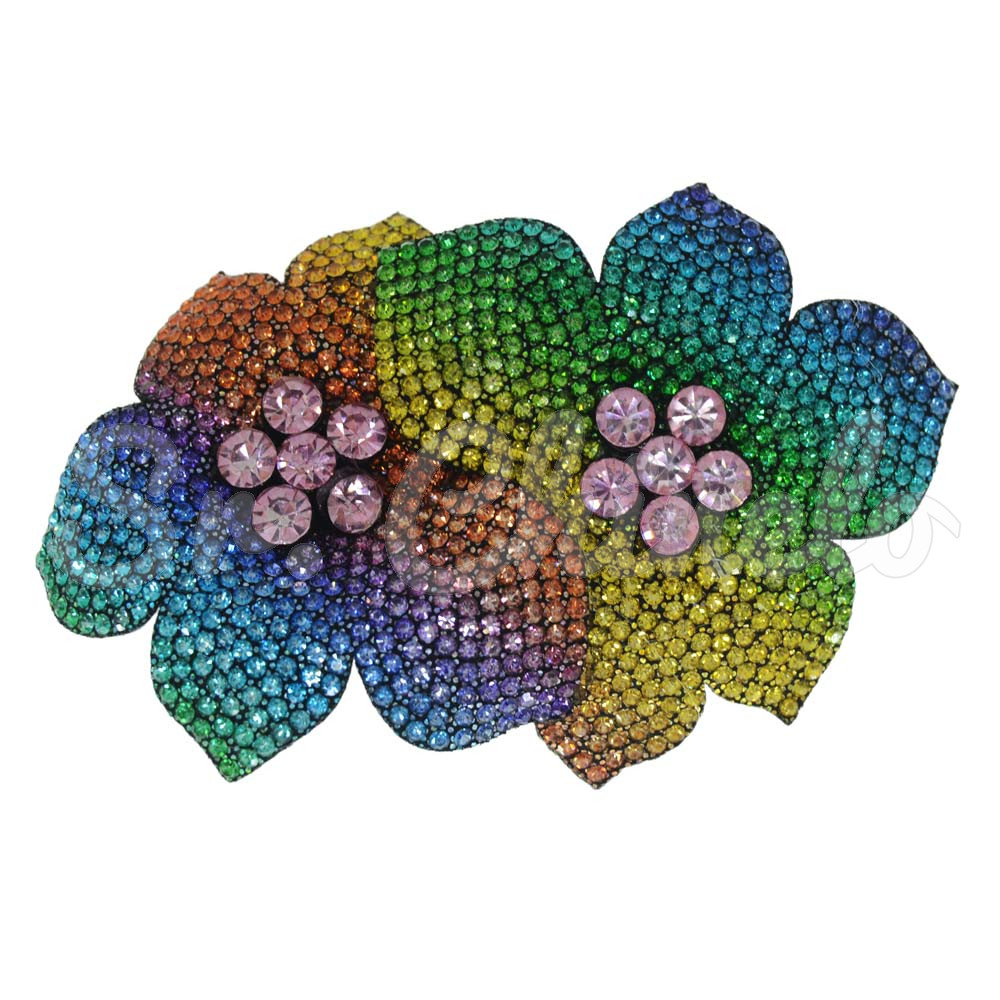 Cabedal Flor Dupla, Tecido, Colorido