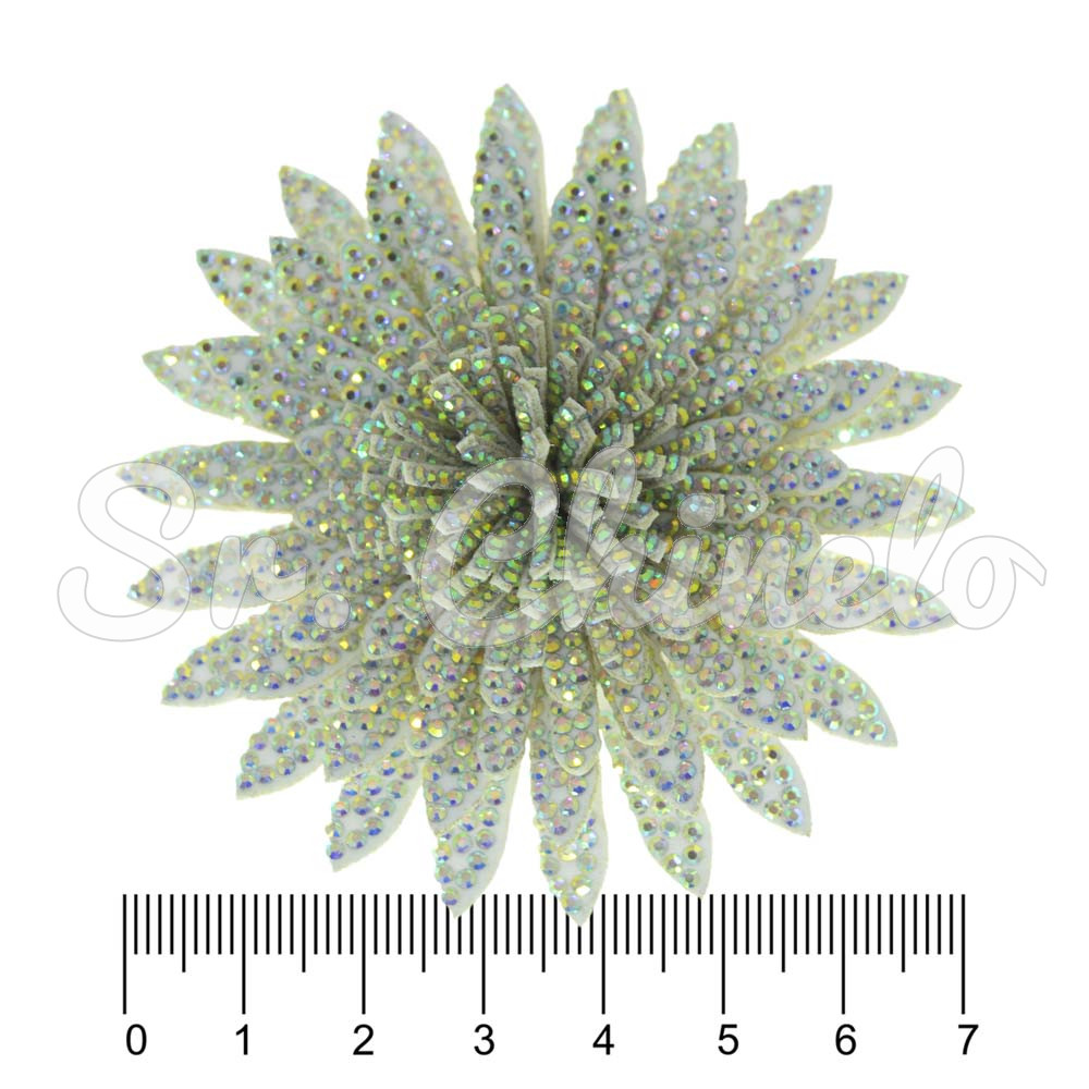 Cabedal Flor de Lótus, Tecido, Cristal/Furtacor