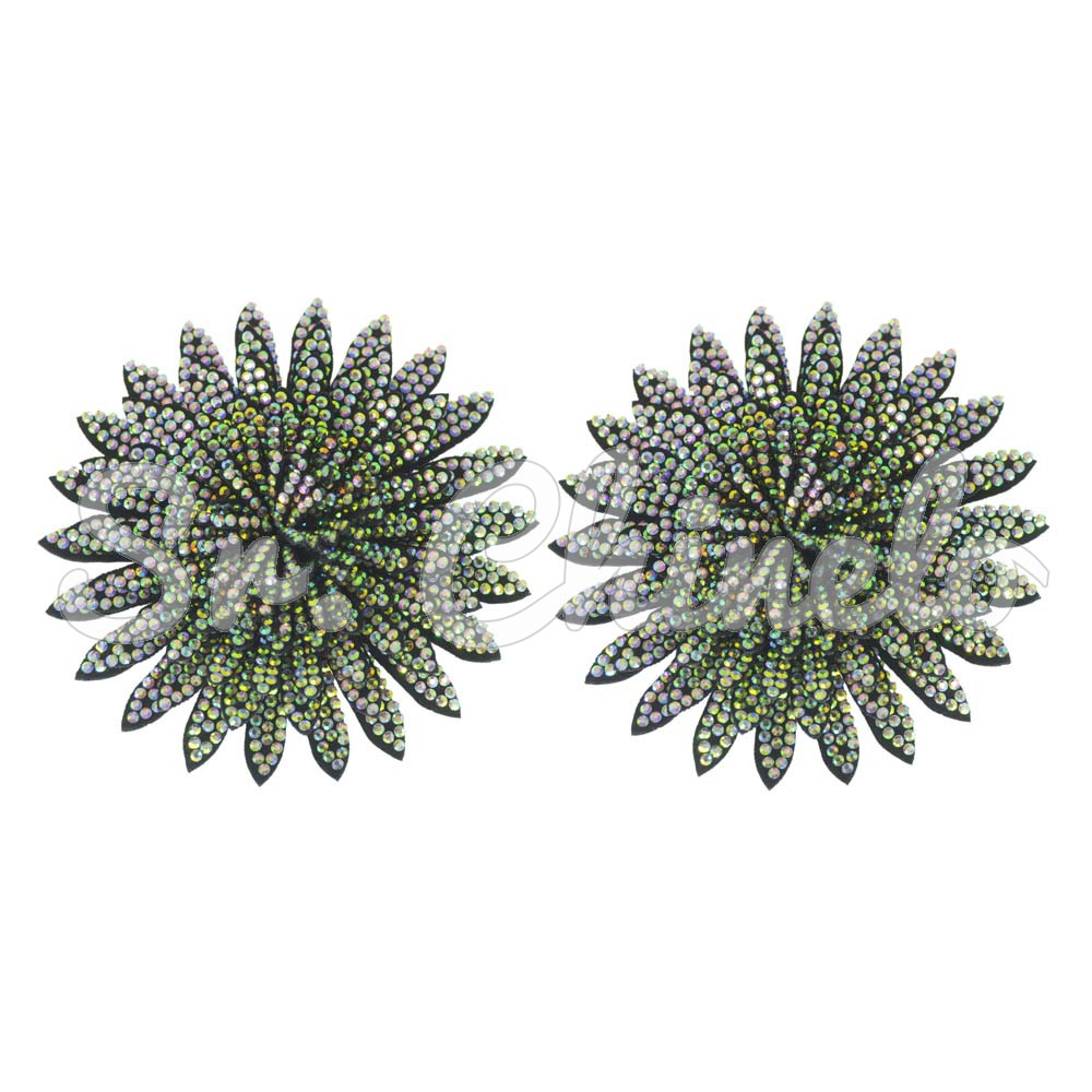 Cabedal Flor de Lótus, Tecido, Preto/Furtacor