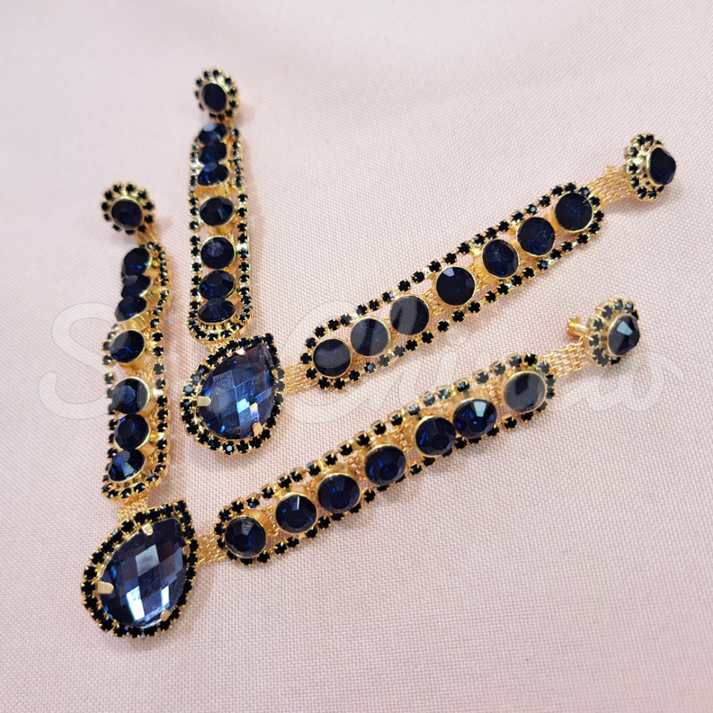 Cabedal Natália, Banhado, Rebite, Azul Marinho