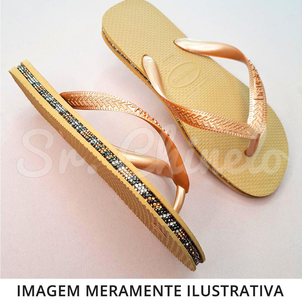 Sandálias Sr. Chinelo Basic, 39/40, Frisado para Meia Cana 06mm