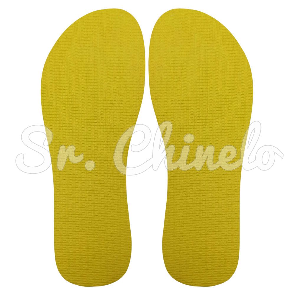 Sola Slim, 100% Borracha, Amarelo Solar