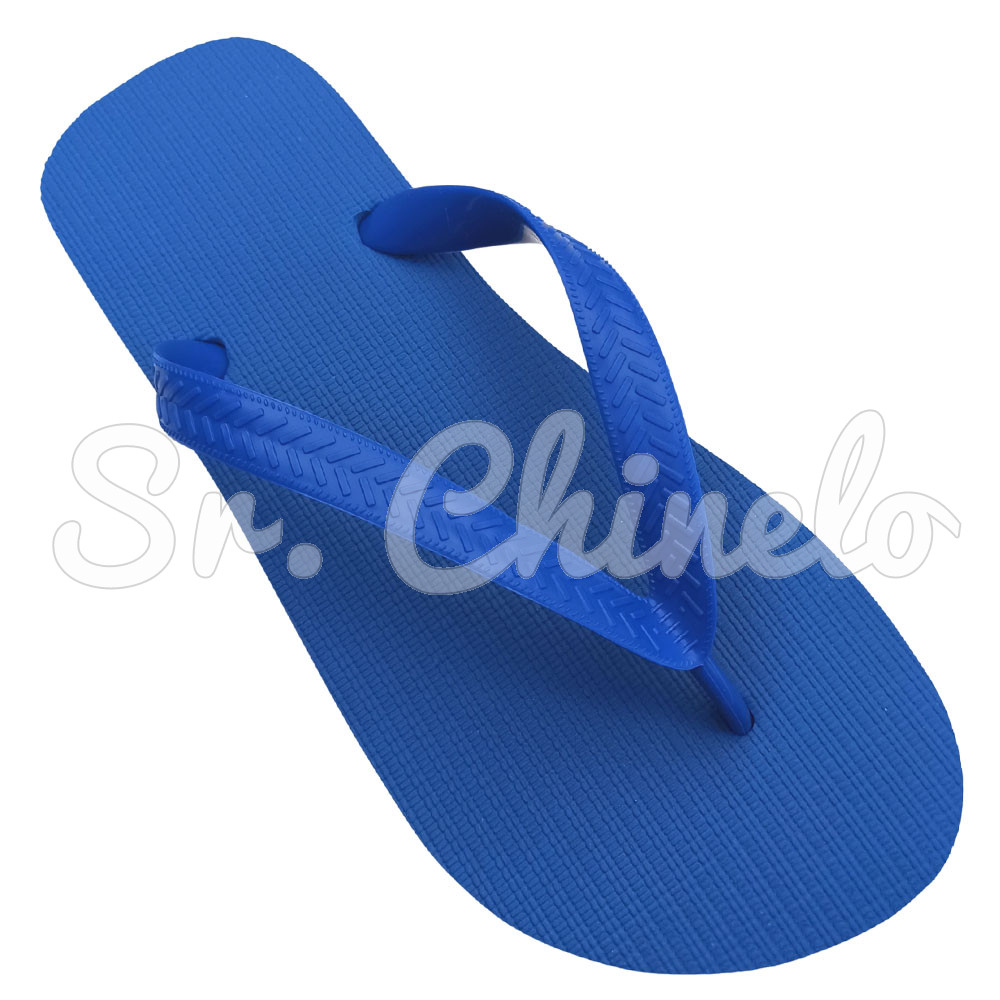 Chinelo Basic, Sr.Chinelo, 100% Borracha, Azul Royal