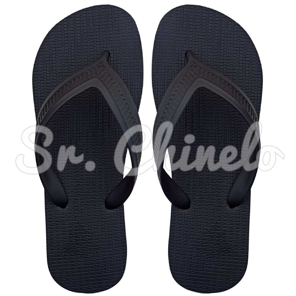 Chinelo Delta, Sr. Chinelo, 100% Borracha, Preto