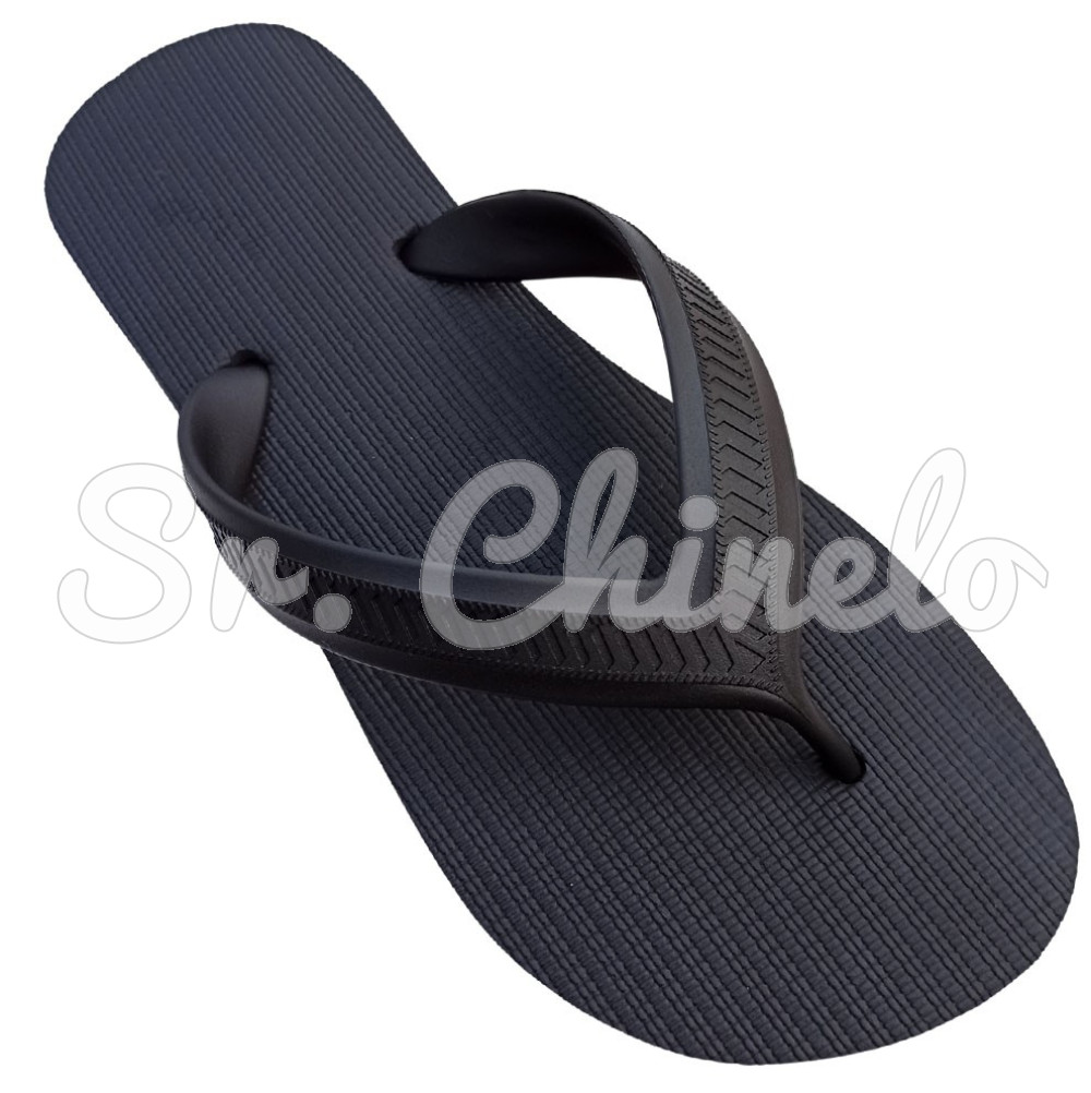 Chinelo Delta, Sr. Chinelo, 100% Borracha, Preto