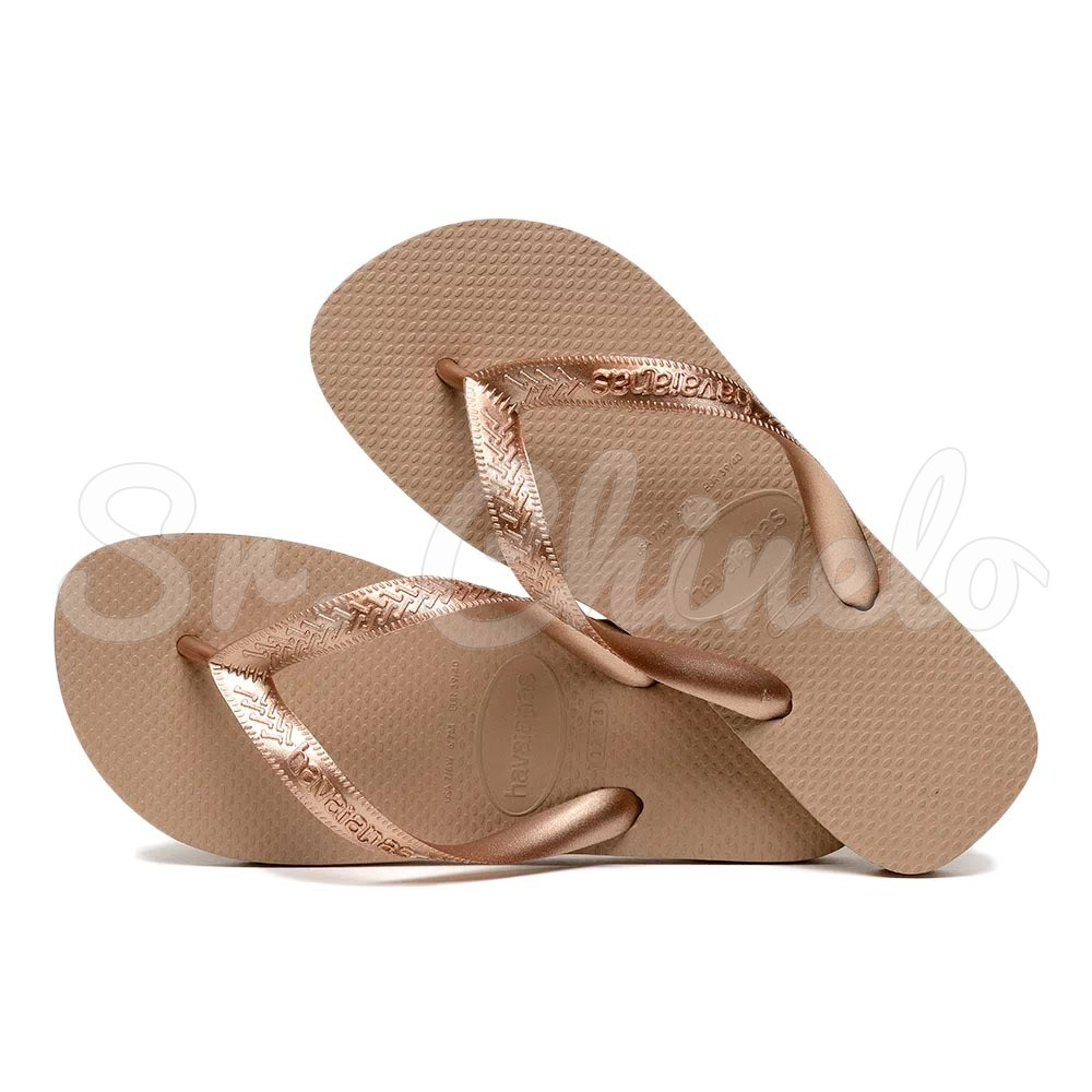 Sandálias Havaianas Top, Rose Gold