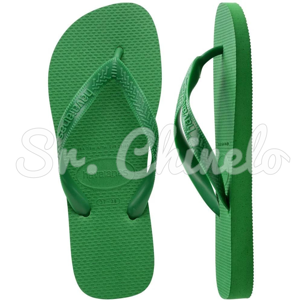 Sandálias Havaianas Top, Verde Pátria