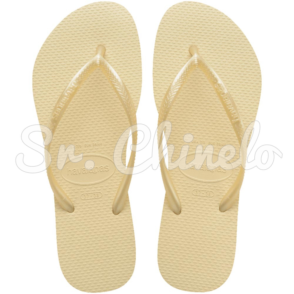 Sandálias Havaianas Slim, Buttercream