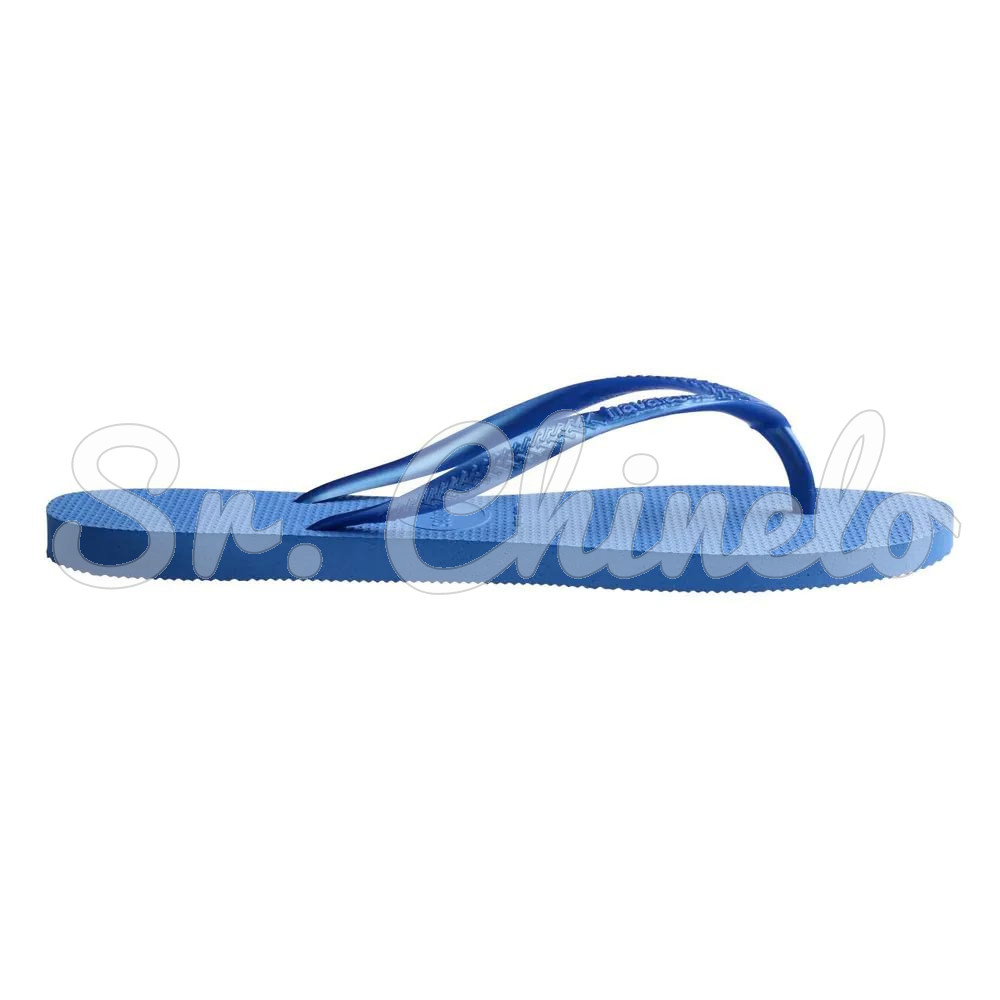 Sandálias Havaianas Slim, Azul Brilhante