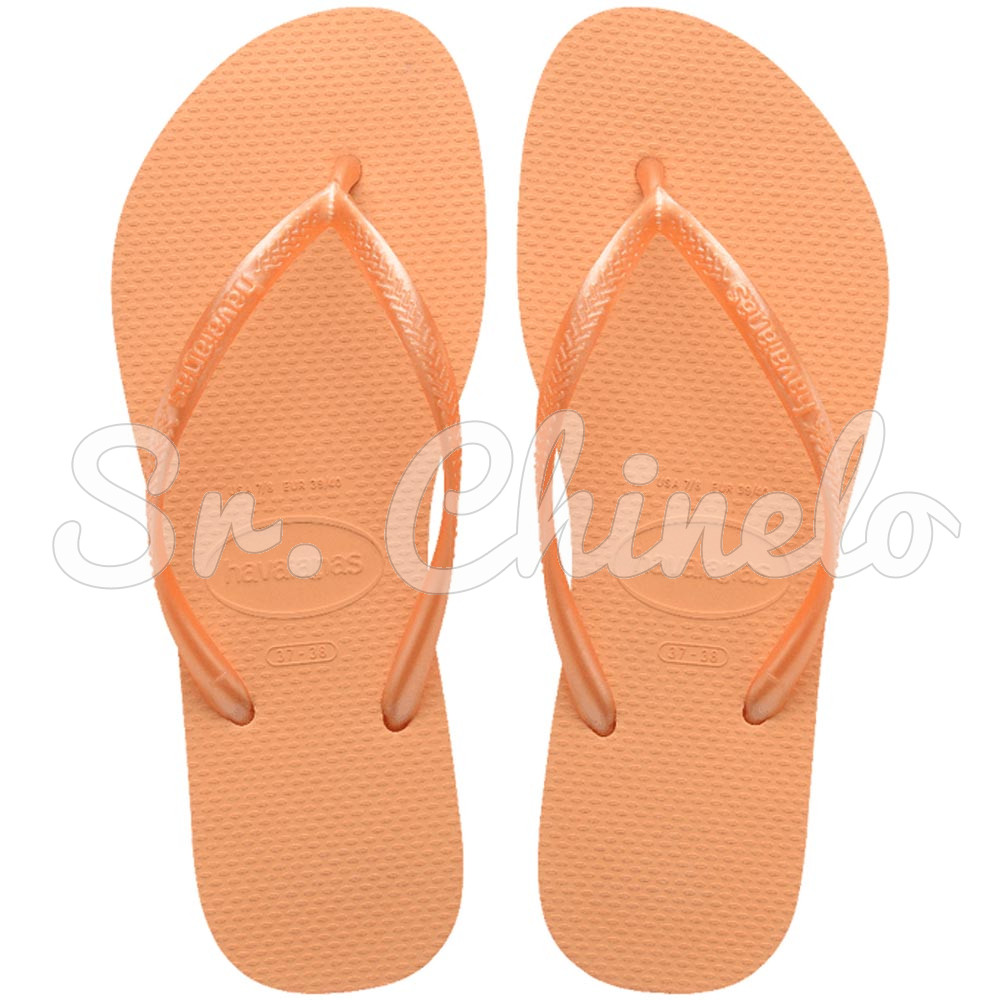 Sandálias Havaianas Slim, Pêssego