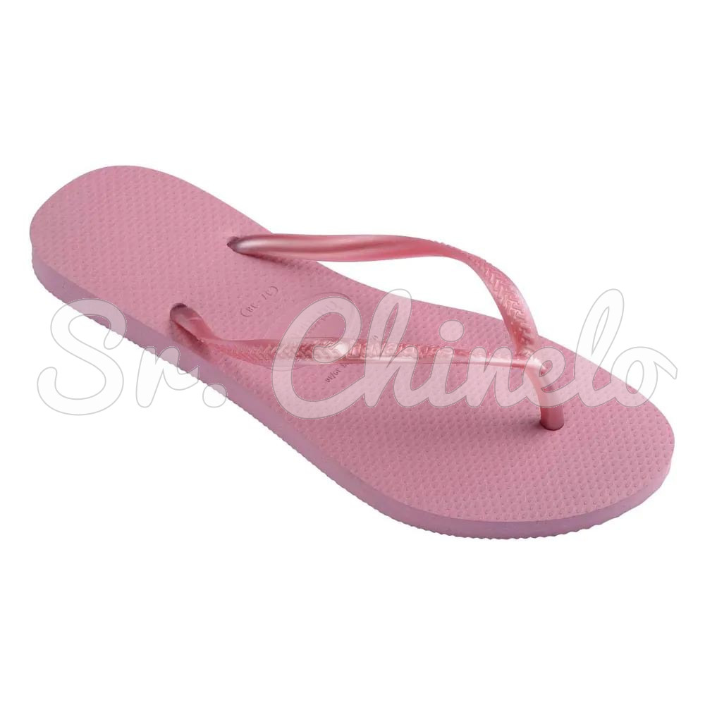 Sandálias Havaianas Slim, Rosa Chiffon