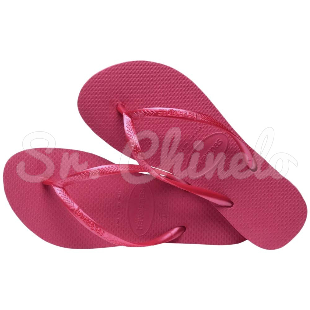 Sandálias Havaianas Slim, Pink Fever
