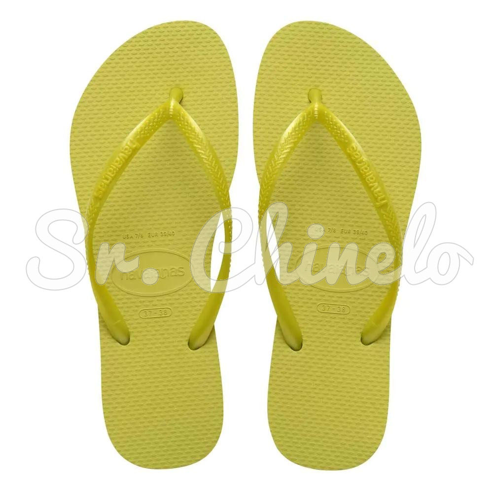 Sandálias Havaianas Slim, Wild Lime