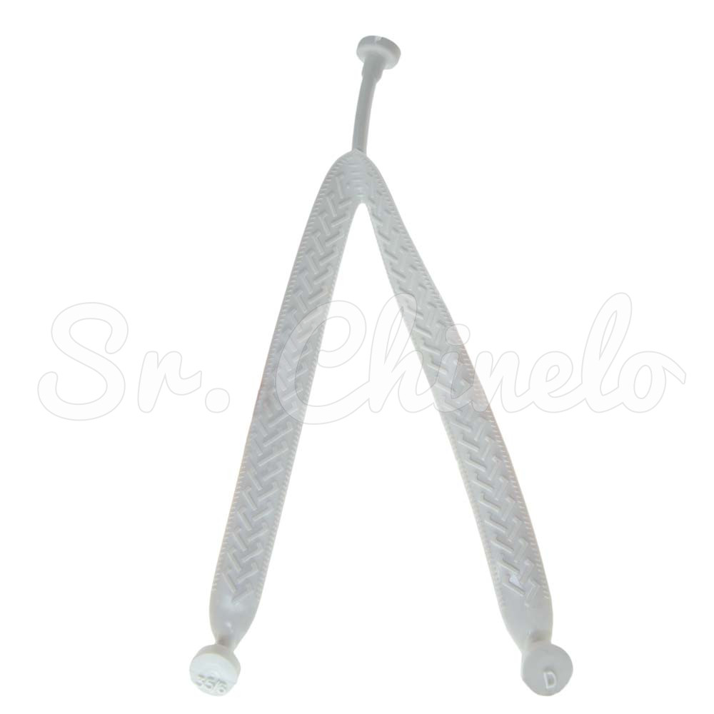 Correia Larga para Chinelo, Branco