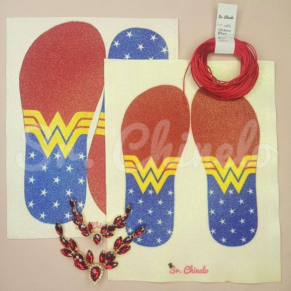 Conjunto Mãe e Filha Mulher Maravilha