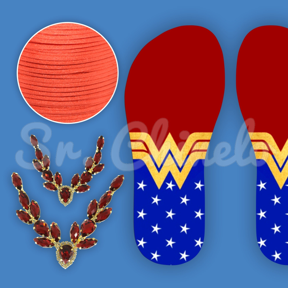 Conjunto Mãe e Filha Mulher Maravilha