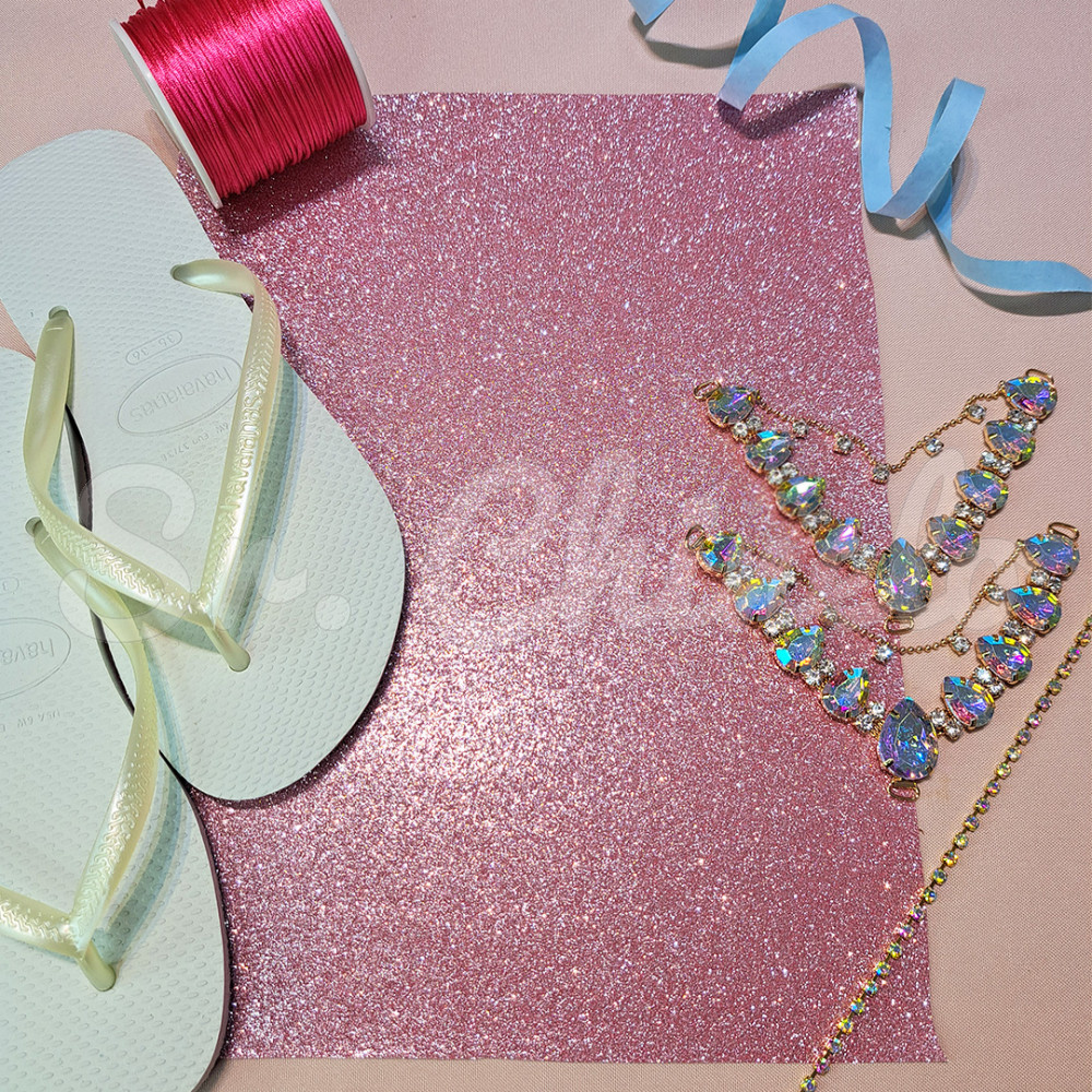 Lonita Glitter Fino, Rosa Claro