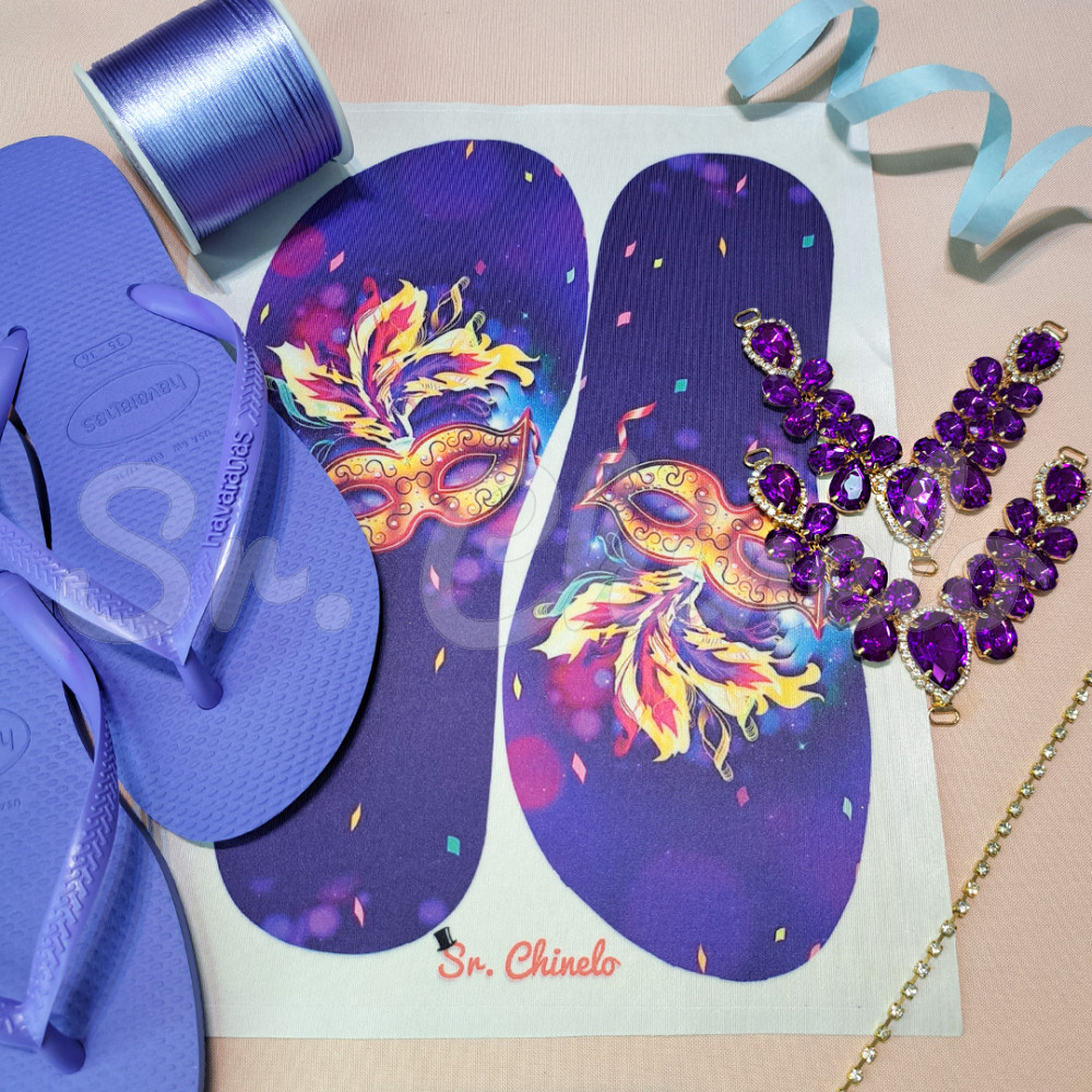 Cabedal Melissa, Passante, Roxo