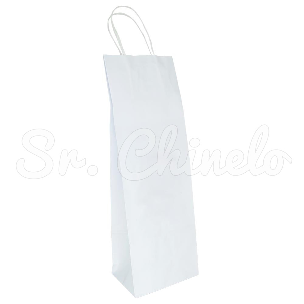 Sacola, 12cm x 36cm, Branco