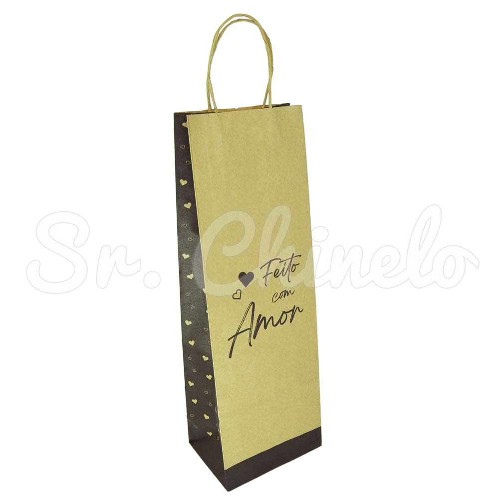 Kit Embalagens, Cuidado ao Abrir, Kraft