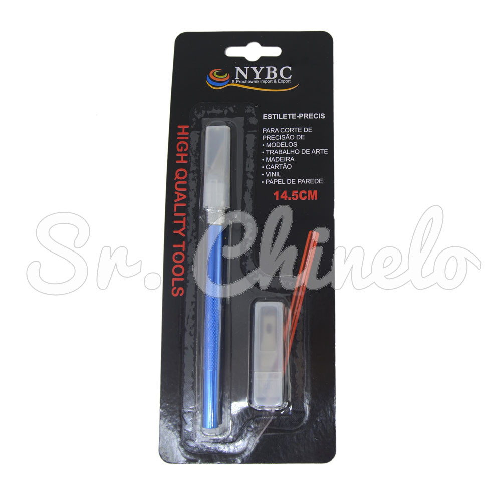 Estilete de Precisão Bisturi, Azul