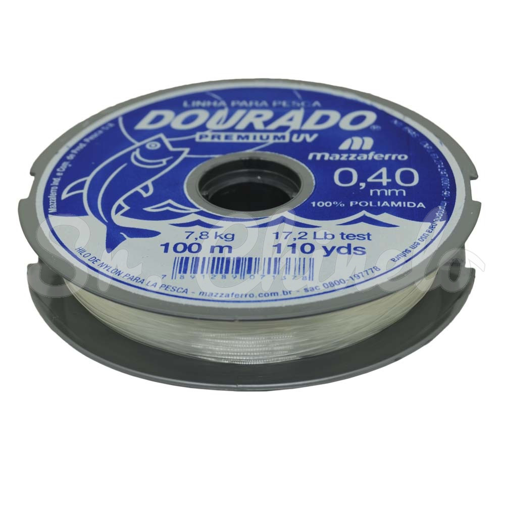 Linha de Nylon, Dourado Premium, 0.40mm