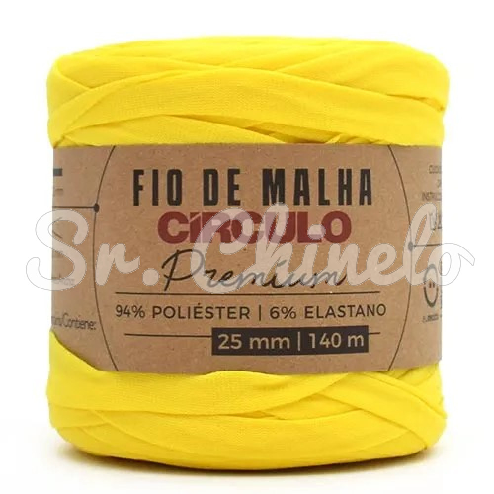 Fio de Malha Premium, 25mm, Canário