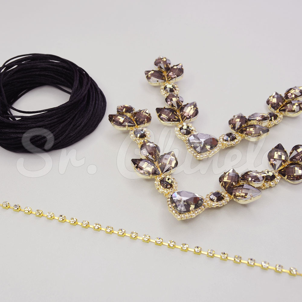 Kit Cabedal Elis, Banhado, Fumê