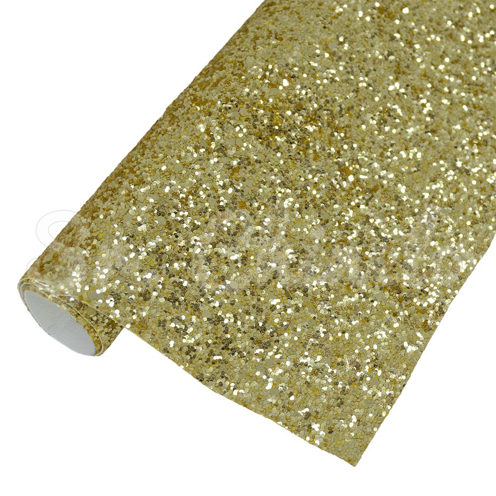 Lonita Glitter Grosso, Amarelo Dourado