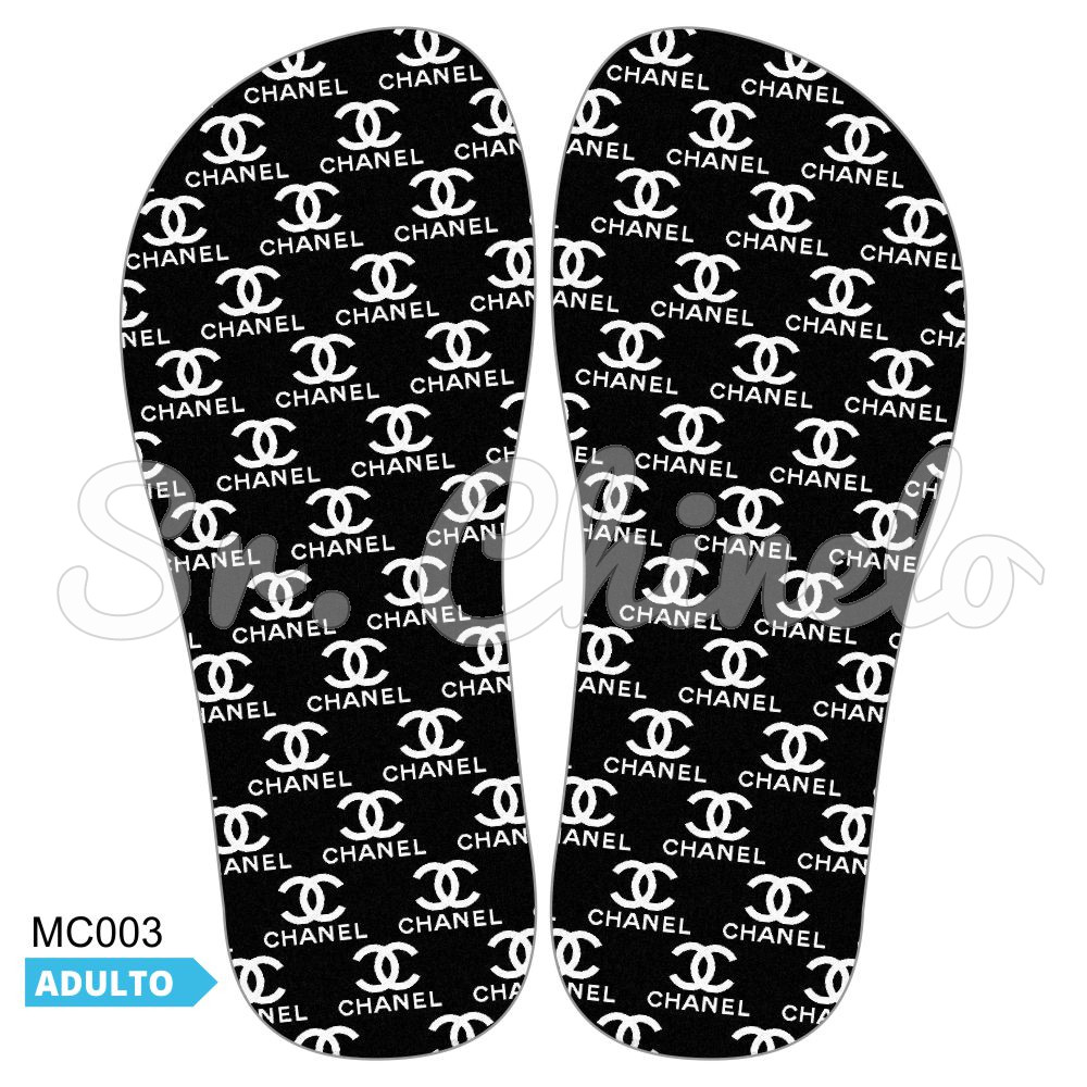 Lonita Sublimada, Marca CC, Preto/Branco